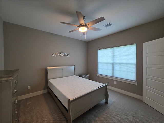 26804 Vista Meadow Ct, Huffman, TX 77336 - bedroom featuring carpet flooring and a ceiling fan