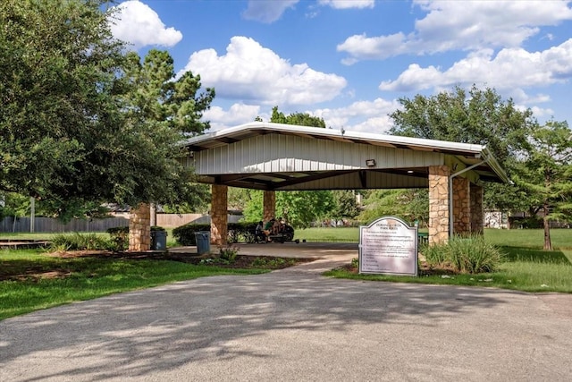6835 Durango Creek Dr, Magnolia, TX 77354 - view of car parking featuring a carport