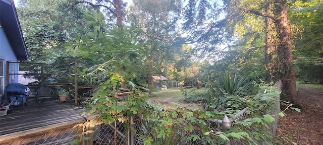 20 Connor Ln, Huntsville, TX 77320 - view of yard with a deck