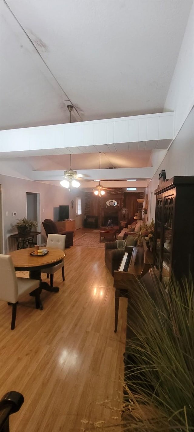 20 Connor Ln, Huntsville, TX 77320 - interior space with wood finished floors and ceiling fan