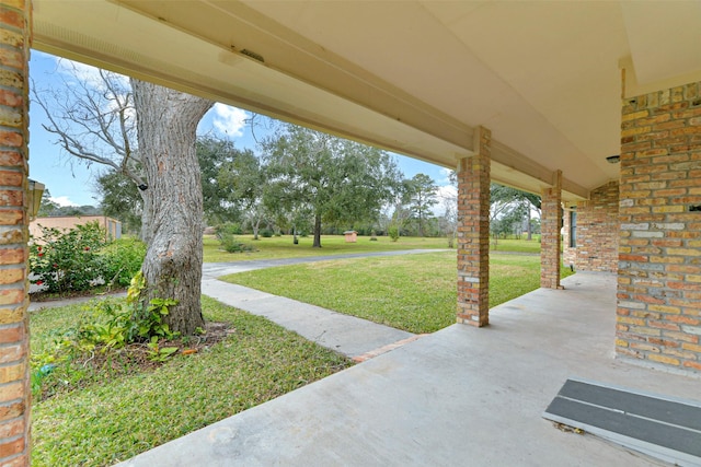 1628 Vauthier St, La Marque, TX 77568 - view of patio