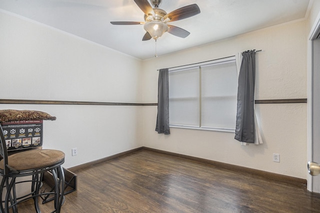 201 E 5th St, Deer Park, TX 77536 - unfurnished room featuring wood finished floors and ceiling fan