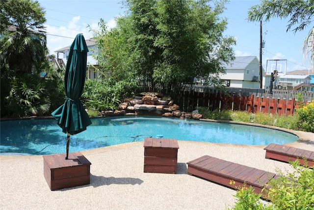 16542 John Silver Rd, Jamaica Beach, TX 77554 - view of pool