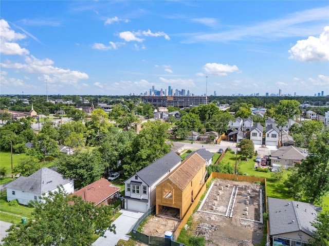 412 E 34th St, Houston, TX 77018 - bird's eye view of skyline