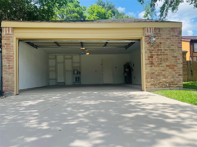 11530 Bellerive Dr, Houston, TX 77072 - garage featuring concrete driveway