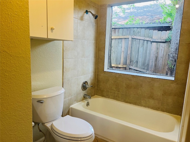11530 Bellerive Dr, Houston, TX 77072 - bathroom featuring a textured wall and  shower combination