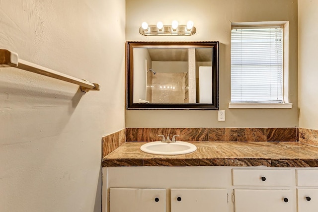 6763 Glen Rock Dr, Houston, TX 77087 - full bathroom featuring vanity and a shower