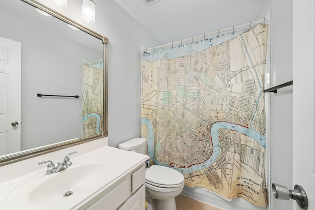 2111 Beall St, Houston, TX 77008 - bathroom featuring toilet and vanity