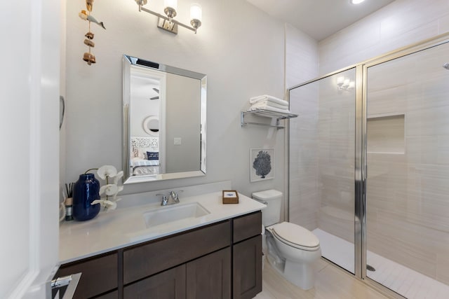 8550 Tombron Grove Rd, Magnolia, TX 77354 - full bath with vanity and a shower stall