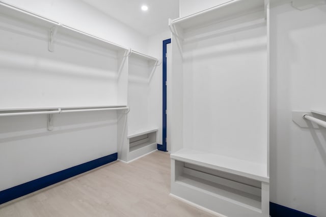 7831 Sandy St, Houston, TX 77028 - spacious closet featuring wood finished floors