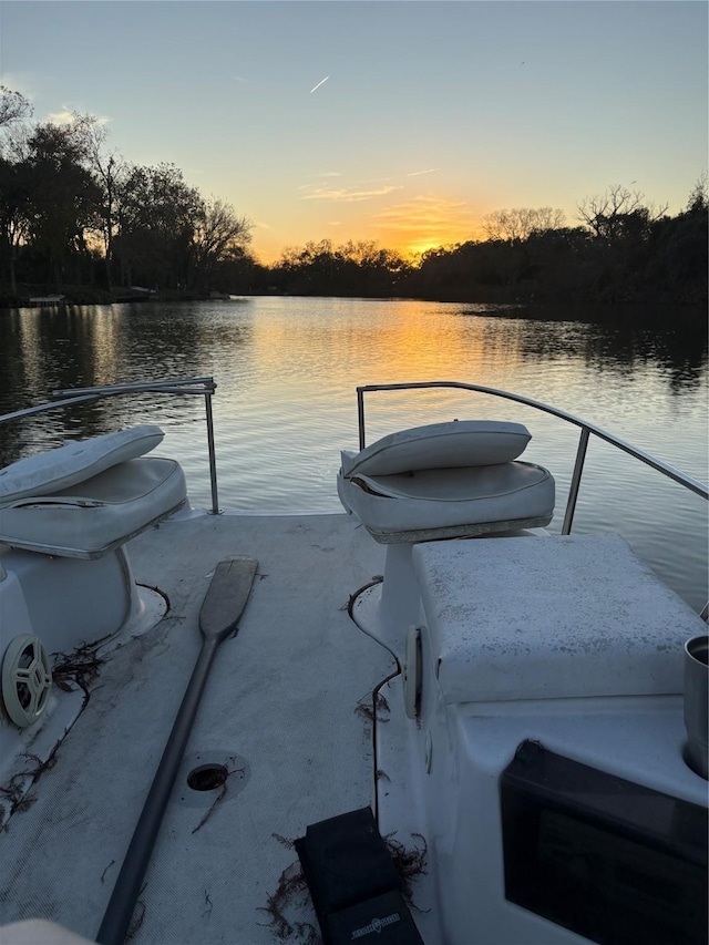 4710 Mckeever Ln, Missouri City, TX 77459 - dock area with a water view