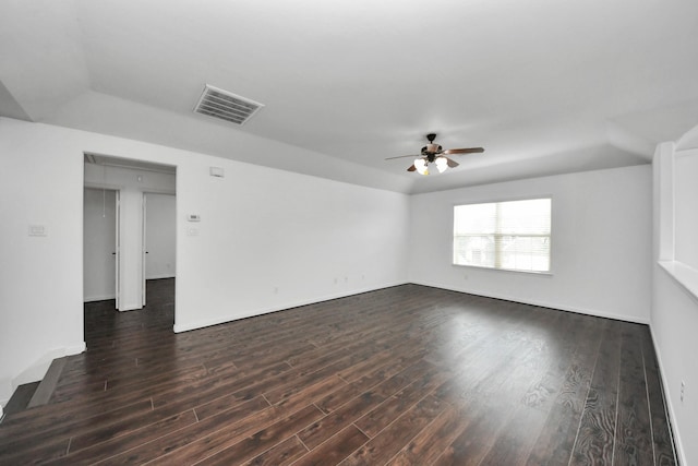 4330 Lasker Brook Ct, Katy, TX 77494 - spare room with dark wood-type flooring and a ceiling fan
