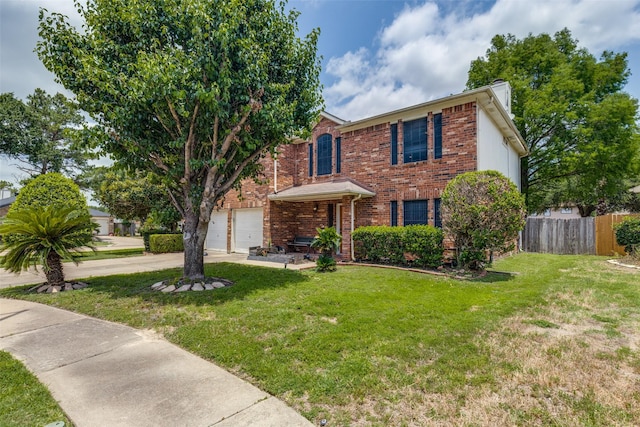 3038 Rainmont Ln, Katy, TX 77449 - traditional home with driveway and brick siding