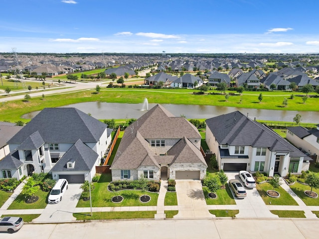 6919 Shoreline View Dr, Katy, TX 77493 - aerial perspective of suburban area featuring a nearby body of water