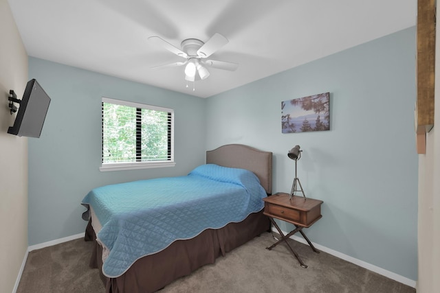 58 Sandpebble Dr, Spring, TX 77381 - bedroom featuring carpet flooring and a ceiling fan