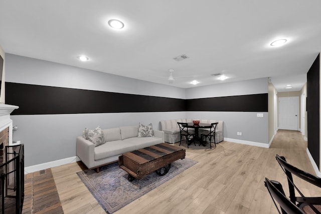 58 Sandpebble Dr, Spring, TX 77381 - living room featuring wood finished floors
