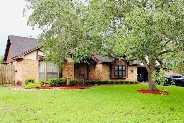 1108 Easy St, Rosenberg, TX 77471 - mid-century inspired home with brick siding and roof with shingles