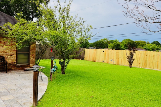 1108 Easy St, Rosenberg, TX 77471 - fenced backyard featuring a patio