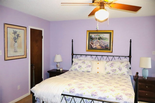 1108 Easy St, Rosenberg, TX 77471 - bedroom with carpet floors and a ceiling fan