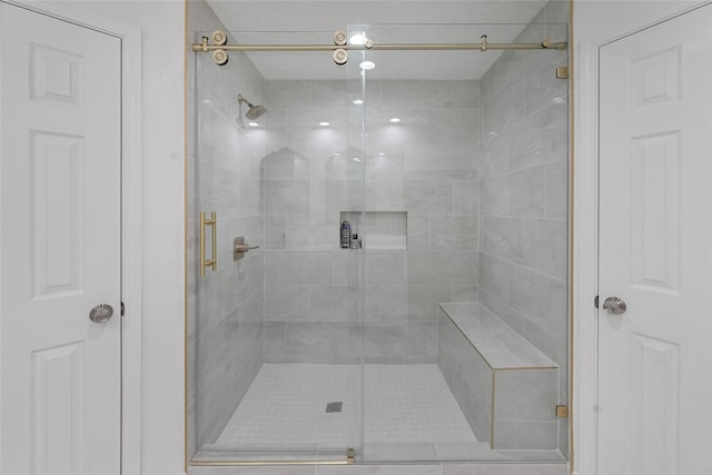8033 Oakwood Forest Dr, Houston, TX 77040 - full bath featuring a stall shower