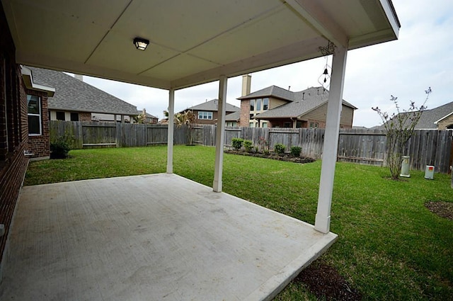 4202 Misty Waters Ln, Katy, TX 77494 - fenced backyard featuring a patio area