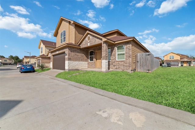 12712 Plummersville St, Houston, TX 77072 - view of front of home with brick siding, concrete driveway, and an attached garage