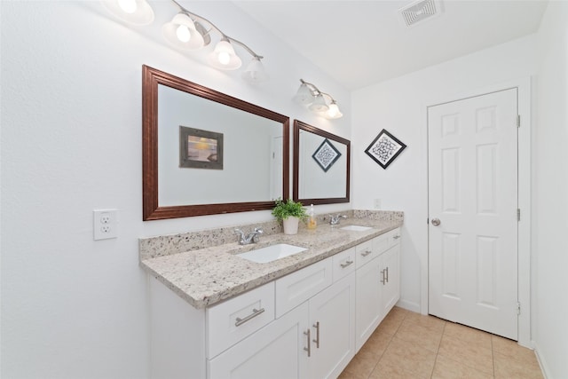 12712 Plummersville St, Houston, TX 77072 - full bathroom featuring double vanity and tile patterned floors