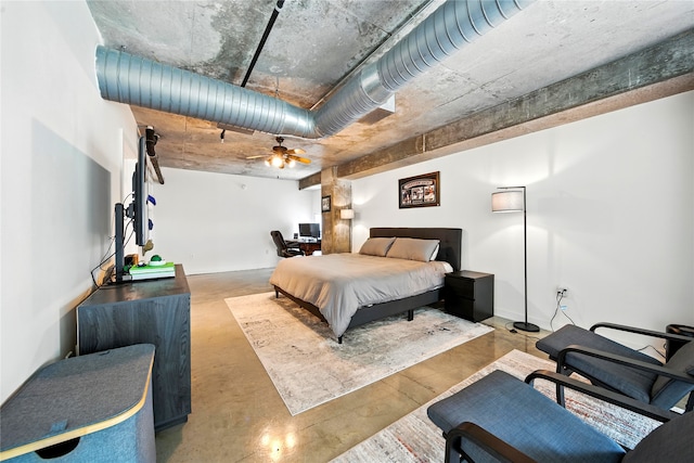 2000 Bagby St Unit 5423, Houston, TX 77002 - bedroom featuring concrete flooring