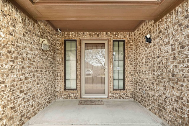 13314 Kaylee Ln, Santa Fe, TX 77510 - doorway to property featuring brick siding