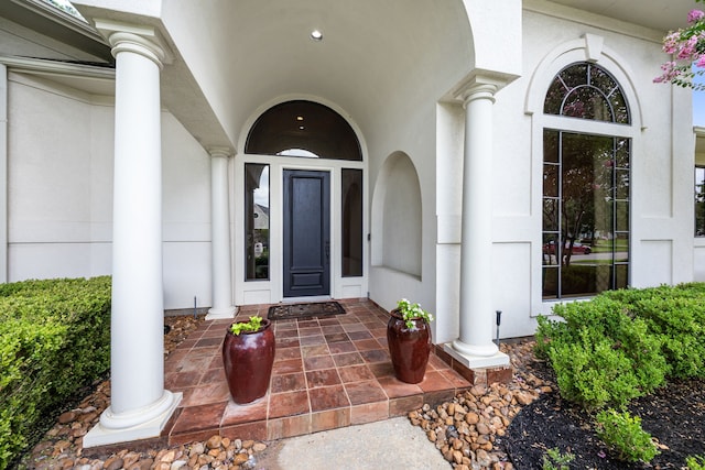 13722 Vinery Ln, Cypress, TX 77429 - property entrance featuring stucco siding and covered porch