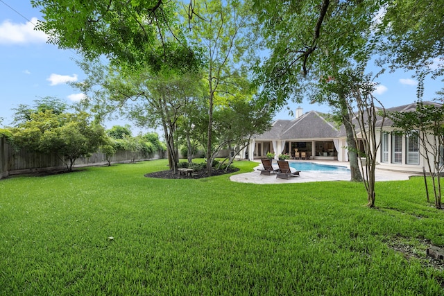 13722 Vinery Ln, Cypress, TX 77429 - fenced backyard featuring a patio