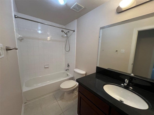 6633 W Sam Houston Pkwy S Unit 1A, Houston, TX 77072 - bathroom featuring  shower combination, tile patterned floors, and vanity