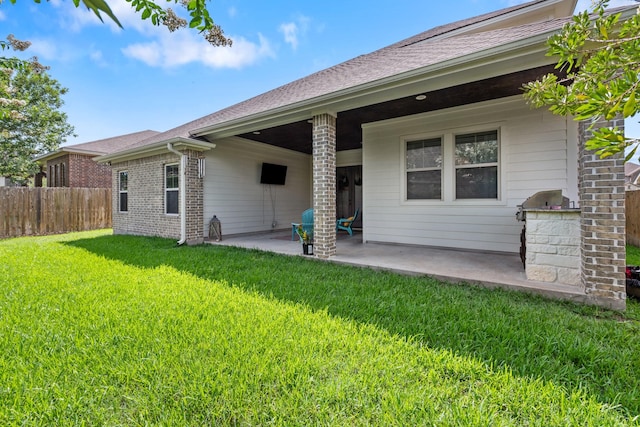 2619 Portland Ave, College Station, TX 77845 - back of property with a patio area