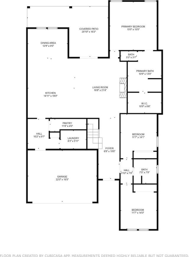 2619 Portland Ave, College Station, TX 77845 - view of floor plan / room layout