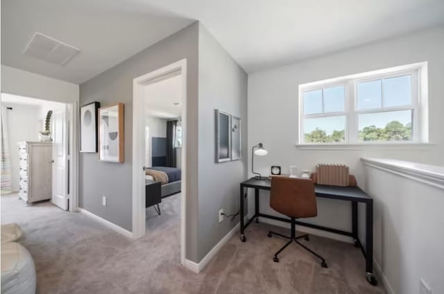 16424 Windy Cove Ct, Conroe, TX 77378 - carpeted office featuring radiator and baseboards