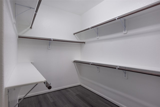 18723 Pilot Knolls Dr, Cypress, TX 77433 - walk in closet with dark wood-type flooring
