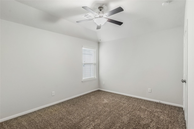18723 Pilot Knolls Dr, Cypress, TX 77433 - empty room featuring a smoke detector, carpet, and ceiling fan