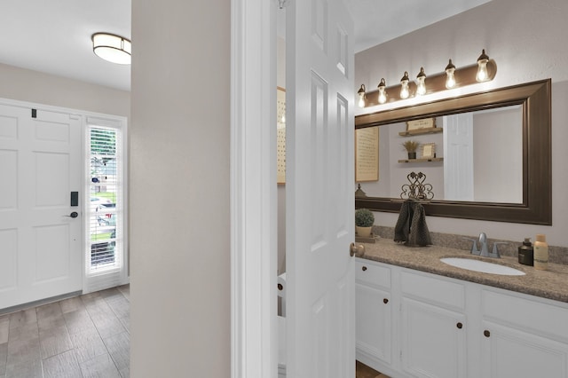 17214 Shadow Valley Dr, Spring, TX 77379 - bathroom featuring vanity