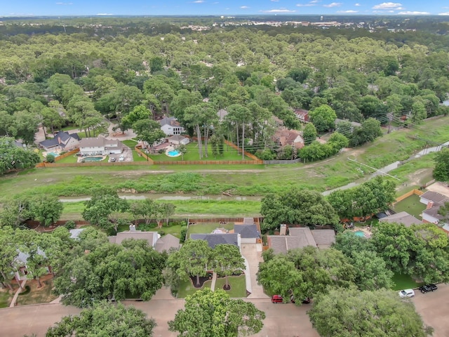 17214 Shadow Valley Dr, Spring, TX 77379 - bird's eye view of a heavily wooded area