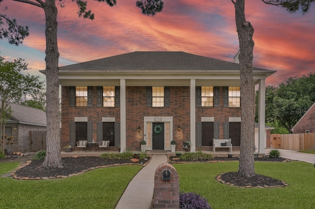 17214 Shadow Valley Dr, Spring, TX 77379 - greek revival inspired property with brick siding and a porch