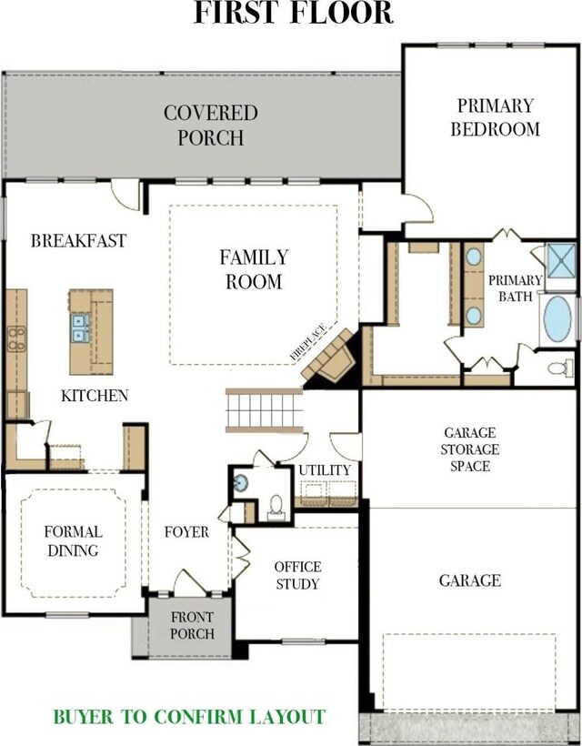 13309 Kemper Rock Ct, Rosharon, TX 77583 - view of room layout