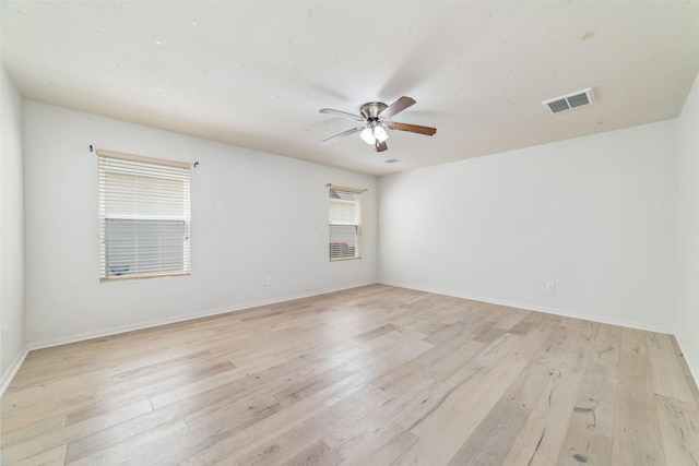 3530 Barkers Crossing Ave, Houston, TX 77084 - unfurnished room featuring ceiling fan and light wood finished floors