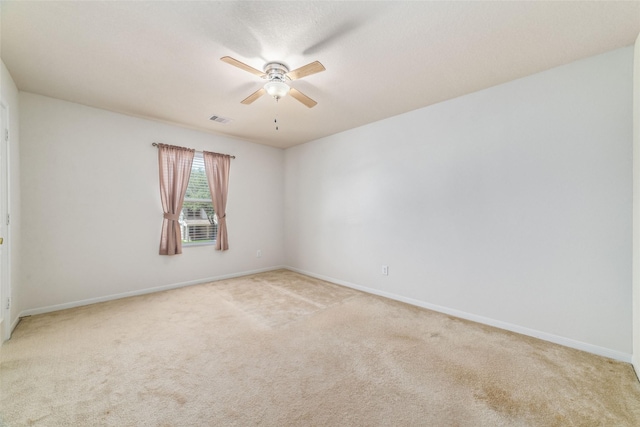 3530 Barkers Crossing Ave, Houston, TX 77084 - empty room featuring a ceiling fan and light colored carpet
