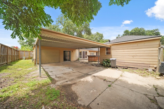 10803 Shawnbrook Dr, Houston, TX 77071 - back of house featuring a fenced backyard and concrete driveway