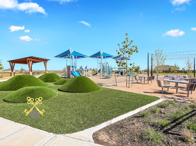 13709 Gaff Rig Dr, Texas City, TX 77510 - communal playground with a lawn