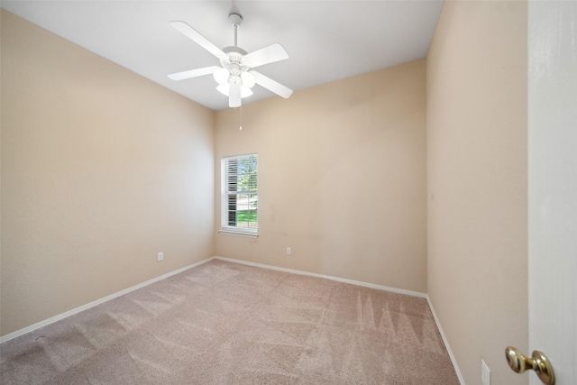 2207 Highland Hills Dr, Conroe, TX 77304 - spare room featuring carpet and a ceiling fan