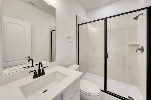 27503 Clear Breeze Dr, Katy, TX 77493 - full bathroom with vanity and a stall shower