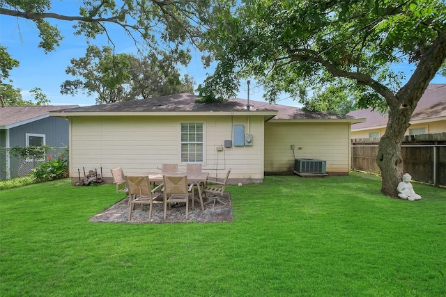 2222 3rd St, Rosenberg, TX 77471 - back of house with a fenced backyard and a patio area