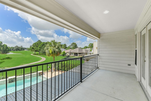8006 Sports Haven Dr, Humble, TX 77346 - balcony with view of pool area