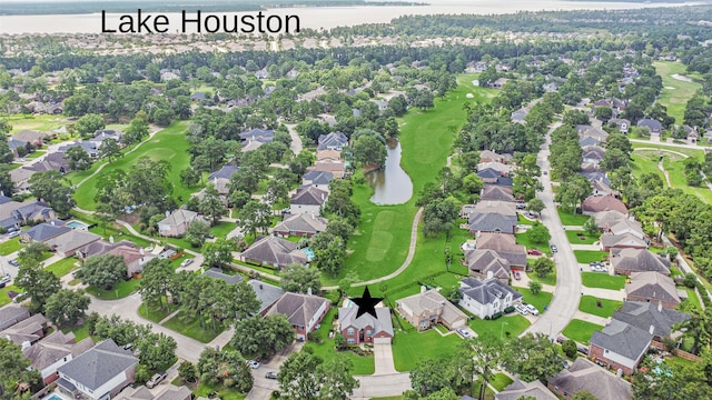 8006 Sports Haven Dr, Humble, TX 77346 - view of property location with nearby suburban area, a large body of water, and a golf club